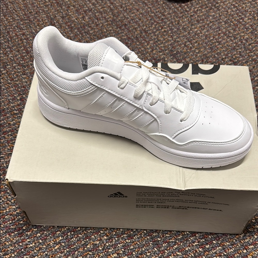 Adidas White Sneakers Classic Minimalist Design